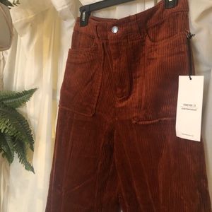 Corduroy High waisted Pants